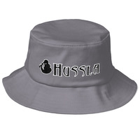 Hussla Black White 0706 Old School Bucket Hat - Thumbnail 3