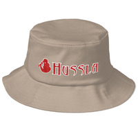 Hussla Red White 0706 Old School Bucket Hat - Thumbnail 4