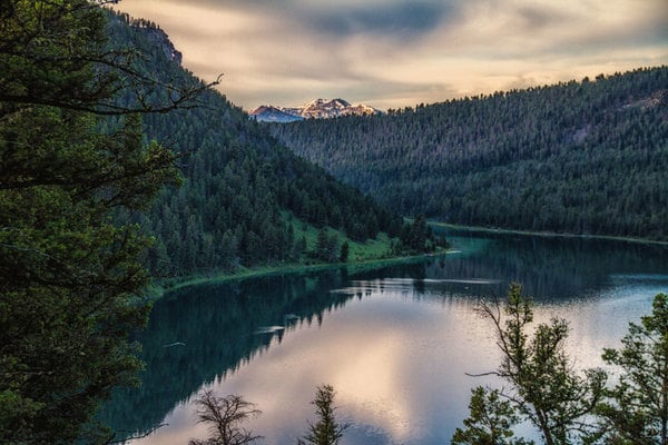 Sunrise on Cliff Lake