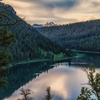 Sunrise on Cliff Lake
