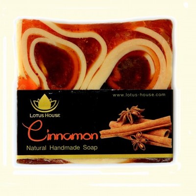 Lotus house cinnamon natural handmade soap (300g) / 3 bars