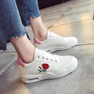 Harajuku rose white sneakers running shoes