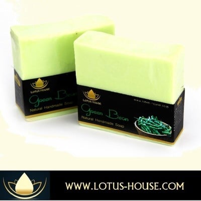 Lotus House Green Bean  Natural Handmade Soap (300g) / 3 Bars