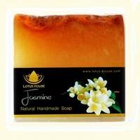  Lotus House Jasmine Natural Handmade Soap (300g) / 3 Bars - Thumbnail 1