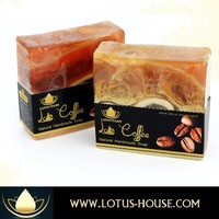 Lotus House Latte Coffee Natural Handmade Soap (300g) / 3 Bars - Thumbnail 1