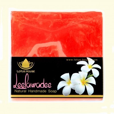 Lotus house leelawadee thai flower natural handmade soap (300g) / 3 bars