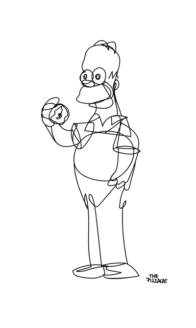 Homer DohVinci Men's T-Shirt