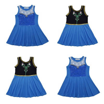 Elsa & anna princess playground dress set