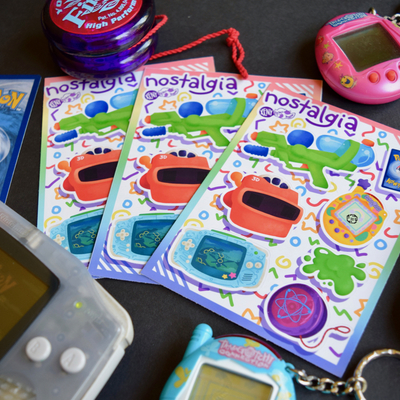 Nostalgia small sticker sheet