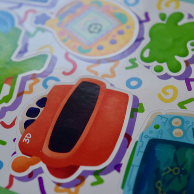 Nostalgia small sticker sheet