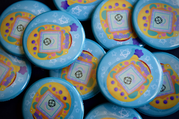 Tamagotchi 1.5" Pinback Button