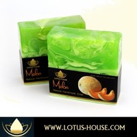  Lotus House Melon Natural Handmade Soap (300g) / 3 Bars - Thumbnail 1