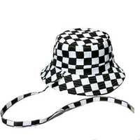 90'S CHECKER BUCKET HAT - Thumbnail 1