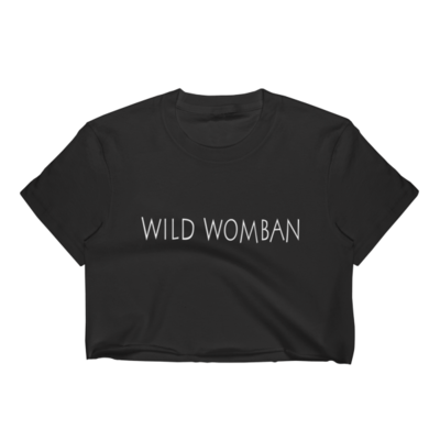 Wild womban women's crop top