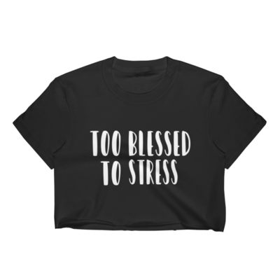 Blessed women's crop top