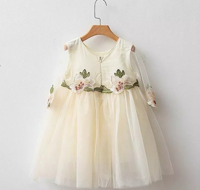 Floral Applique Dress