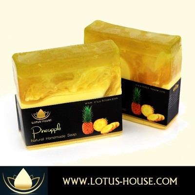 Lotus house pineapple natural handmade soap (300g) / 3 bars