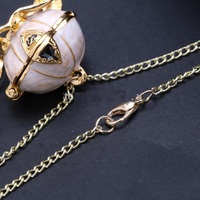 Sweet Pumpkin Carriage Necklace Cinderella Fairy Tale God-Mother Exquisite Pendant Necklace - Thumbnail 4