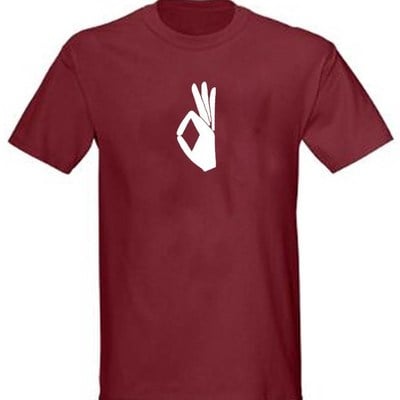 Kappa alpha psi "yo" krimson dri fit shirt