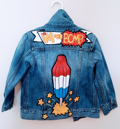 Bomb Pop Hand Painted Jacket