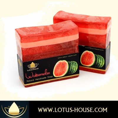 Lotus House Watermelon Natural Handmade Soap (300g) / 3 Bars