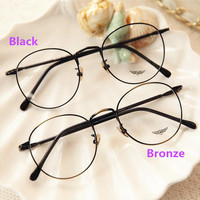 Pastel Color Round Glasses - Thumbnail 2