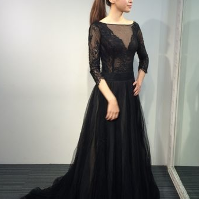 Long sleeve prom dress,sexy prom dress,evening dress,charming prom dress, long prom dress,prom dresses, elegant prom dress, prom dress z140