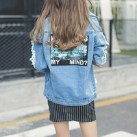 HARAJUKU UNISEX VINTAGE "WHERE IS MY MIND" RIPPED JACKET - Thumbnail 3