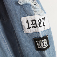 HARAJUKU UNISEX VINTAGE "WHERE IS MY MIND" RIPPED JACKET - Thumbnail 2