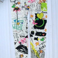 Graffiti Printed Legging - Thumbnail 2