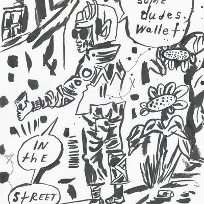 Bottomless pit comic page 1 "wallet"