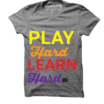 Play hard learn hard 2.0 rainbow 