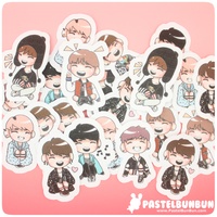 BTS "Bangtan Boys" Sticker Pack - Thumbnail 1
