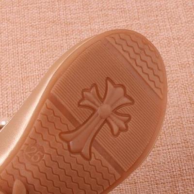 Children's shoes 2017 spring and autumn new korean girls leather shoes female baby bow princess shoes pearl magic stickers shoes