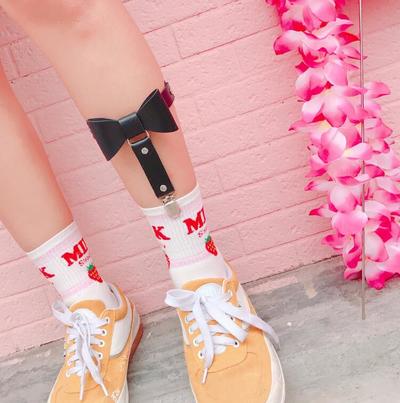*Free Ship* Bowknot Garter Belt