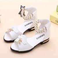 2017 summer new girl sandals big children low with princess shoes non-slip baby shoes six dance performance shoes - Thumbnail 2