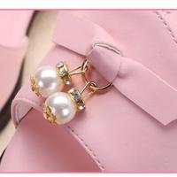 2017 summer new girl sandals big children low with princess shoes non-slip baby shoes six dance performance shoes - Thumbnail 4