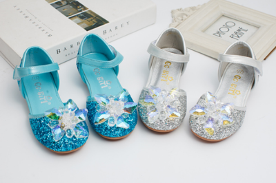 Girl girl Cinderella crystal shoes new girl princess shoes with crystal sandals brand children's shoes