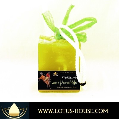  lotus house lemon & pueraria mirifica  cowboy soap - 300g bar