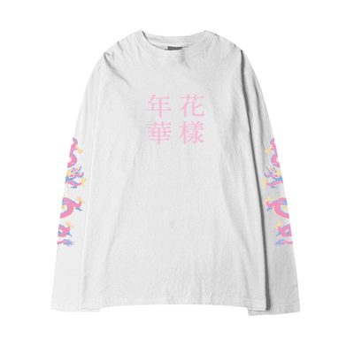 In the mood for love long sleeve t-shirt white - mjn originals