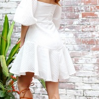 White Lantern Dress - Thumbnail 1