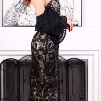 Black Lace Dress - Thumbnail 2