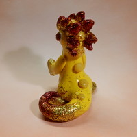 Yellow Glitter Dragon - Thumbnail 2