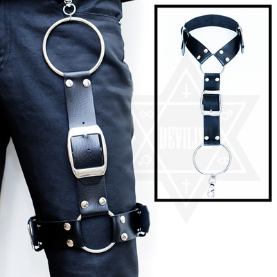 Heavy leather garter