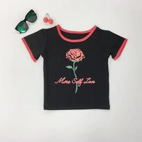 Rose Printed Crop Top - Thumbnail 2