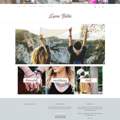 Storenvy premium plus theme | custom storefront | esmebella