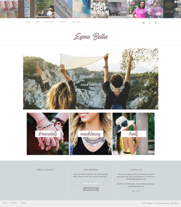 Storenvy Premium Plus Theme | Custom Storefront | EsmeBella