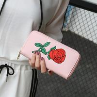 Rose Embroidered Purse - Thumbnail 2