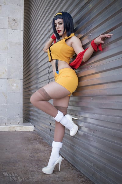 Nadyasonika as faye (from cowboy bebop) - 8.5 x 11