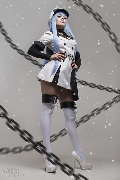 Nadyasonika as esdeath (from akame ga kill) - 8.5 x 11